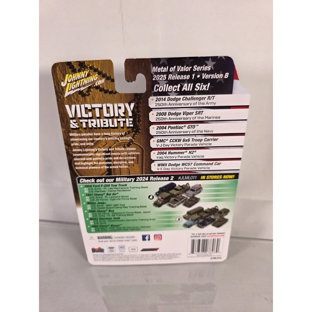 Johnny‎ Lightning Victory & Tribute V-E GMC CCKW 6x6 Troop Carrier Version B